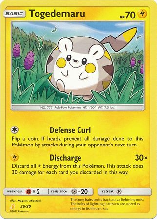 Togedemaru (26/30) [Sun & Moon: Trainer Kit - Alolan Raichu]-1
