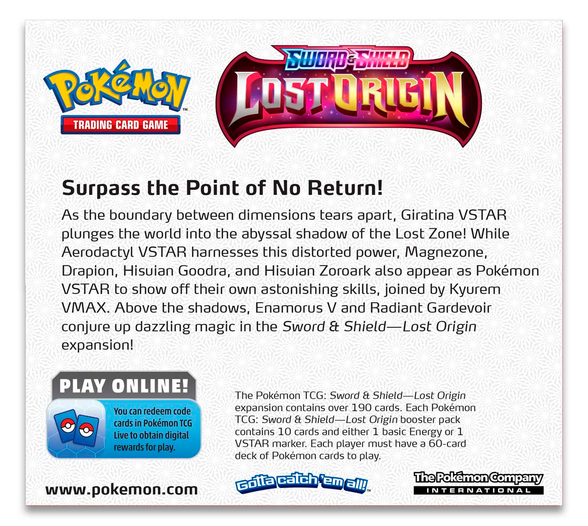 Sword & Shield: Lost Origin - Booster Box-2