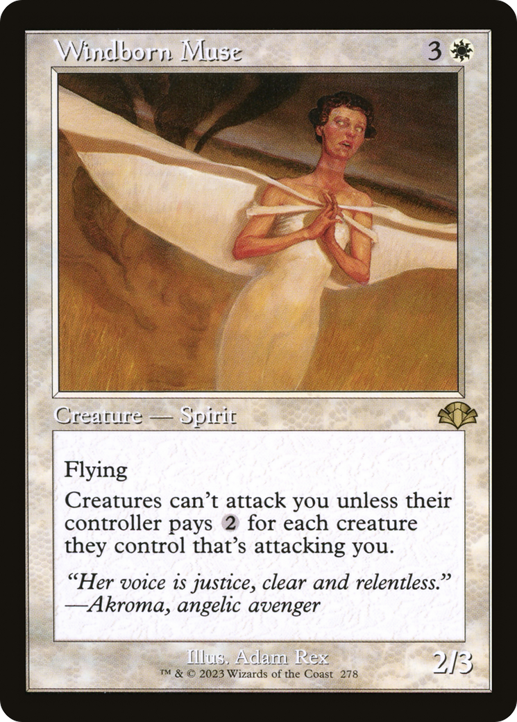 Windborn Muse (Retro) [Dominaria Remastered]-1