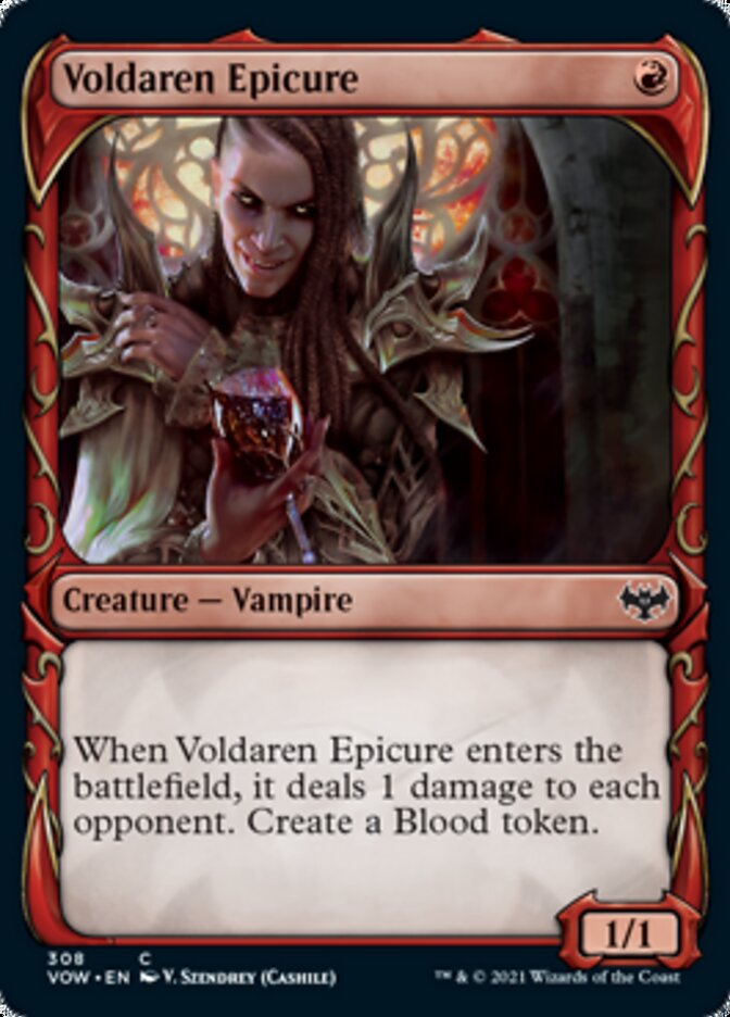 Voldaren Epicure (Showcase Fang Frame) [Innistrad: Crimson Vow]-1
