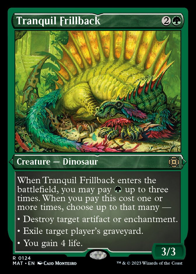 Tranquil Frillback (Foil Etched) [March of the Machine: The Aftermath]-1
