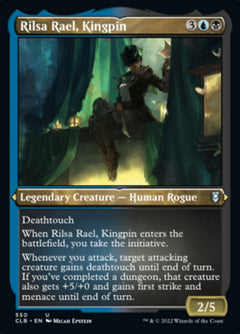 Rilsa Rael, Kingpin (Foil Etched) [Commander Legends: Battle for Baldur's Gate]-1