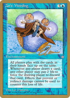 Zur's Weirding (Eric Tam) [Pro Tour Collector Set]-1