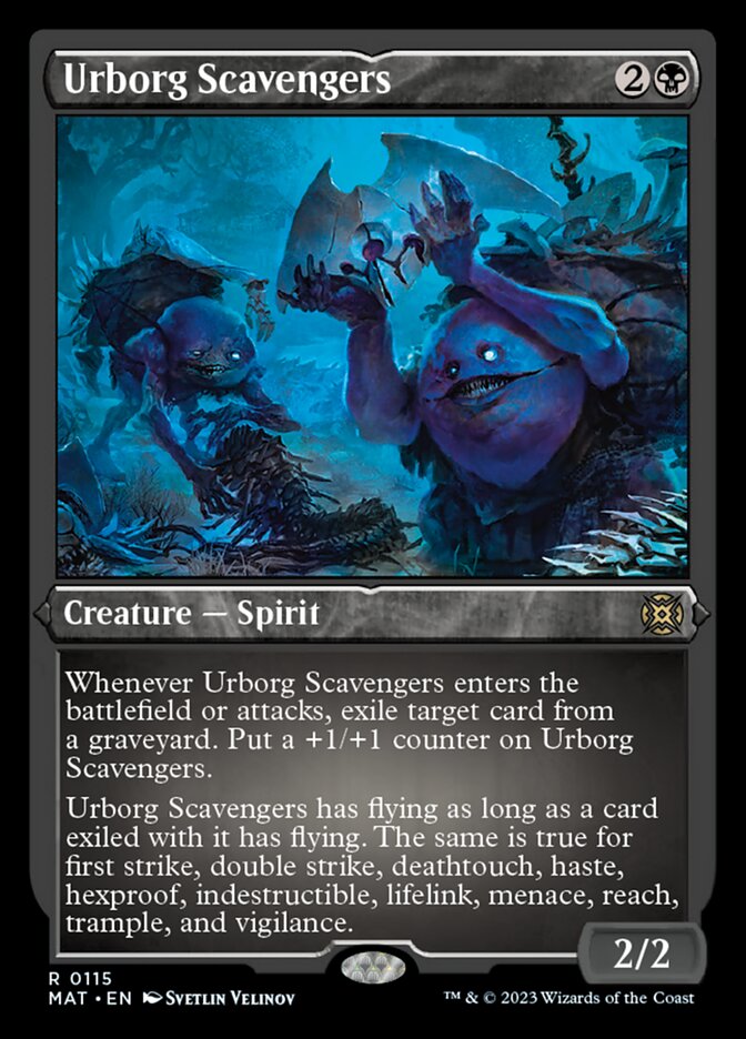 Urborg Scavengers (Foil Etched) [March of the Machine: The Aftermath]-1