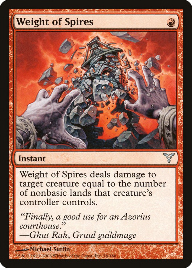 Weight of Spires [Dissension]-1