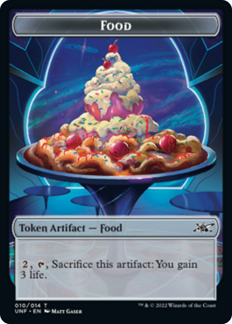 Teddy Bear // Food (010) Double-Sided Token [Unfinity Tokens]-2