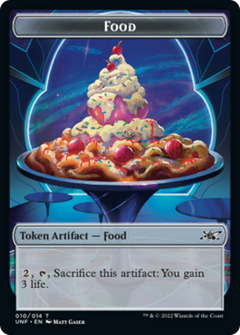 Squirrel // Food (010) Double-Sided Token [Unfinity Tokens]-2