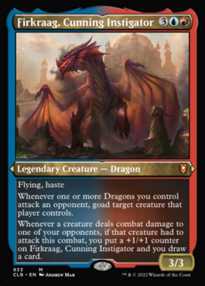 Firkraag, Cunning Instigator (Display Commander) (Foil Etched) [Commander Legends: Battle for Baldur's Gate]-1