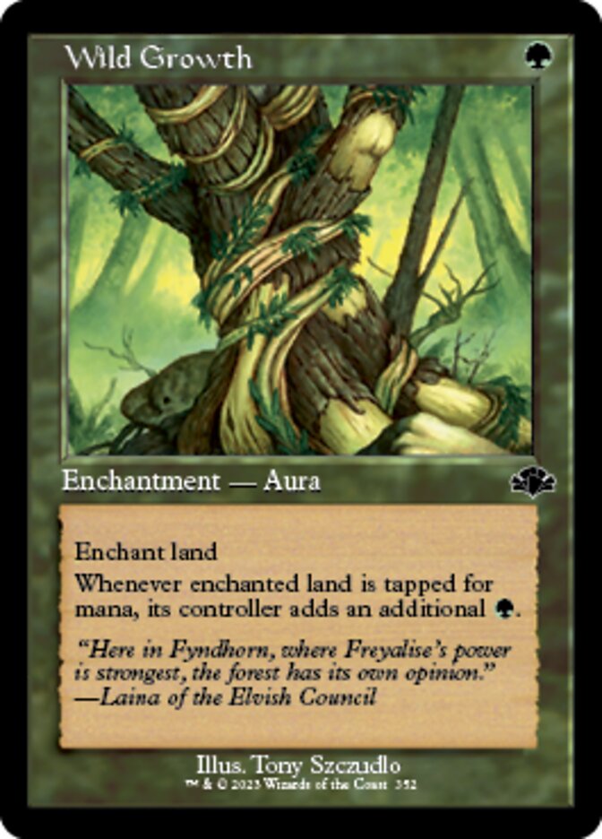 Wild Growth (Retro) [Dominaria Remastered]-1