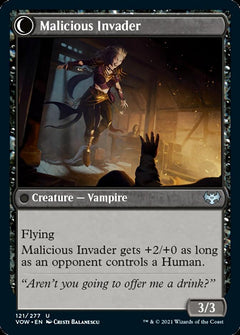 Innocent Traveler // Malicious Invader [Innistrad: Crimson Vow]-2