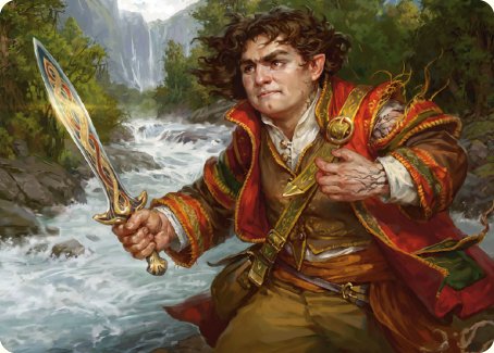 Frodo Baggins Art Card (16/81) [The Lord of the Rings: Tales of Middle-earth Art Series]-1