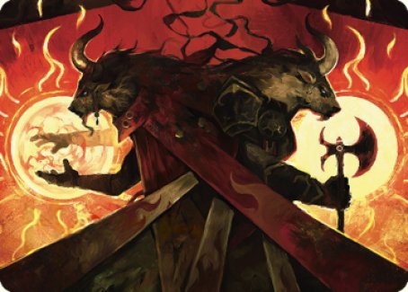 Hurloon Battle Hymn Art Card [Dominaria United Art Series]-1