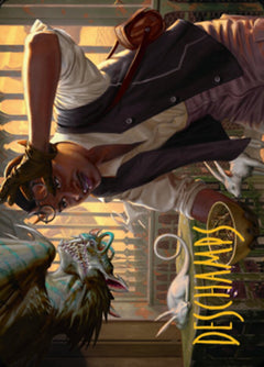 Bennie Bracks, Zoologist Art Card (Gold-Stamped Signature) [Streets of New Capenna Art Series]-1