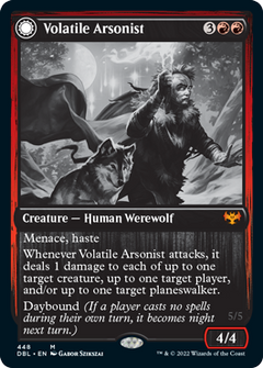 Volatile Arsonist // Dire-Strain Anarchist [Innistrad: Double Feature]-1