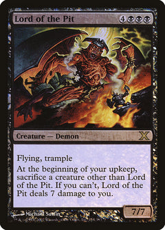 Lord of the Pit (Premium Foil) [Tenth Edition]-1