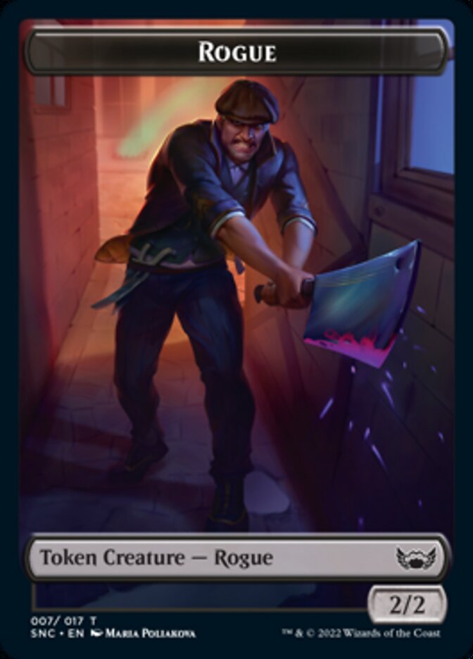 Treasure (013) // Rogue Double-Sided Token [Streets of New Capenna Tokens]-2