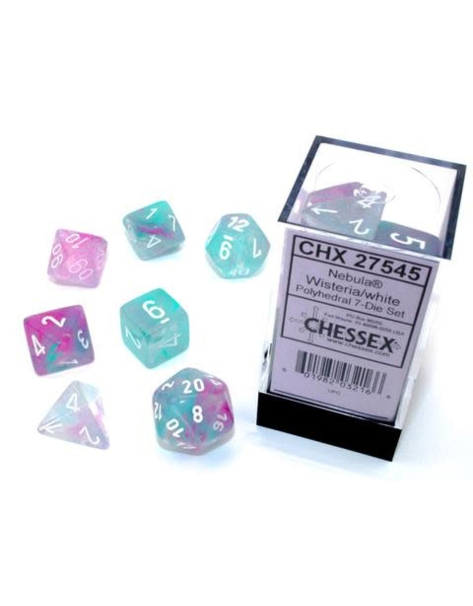 Nebula® Polyhedral Wisteria/white Luminary 7-Die Set