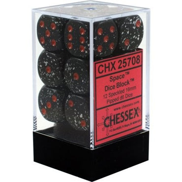 CHX 25708 Speckled 16mm d6 Space Block (12)