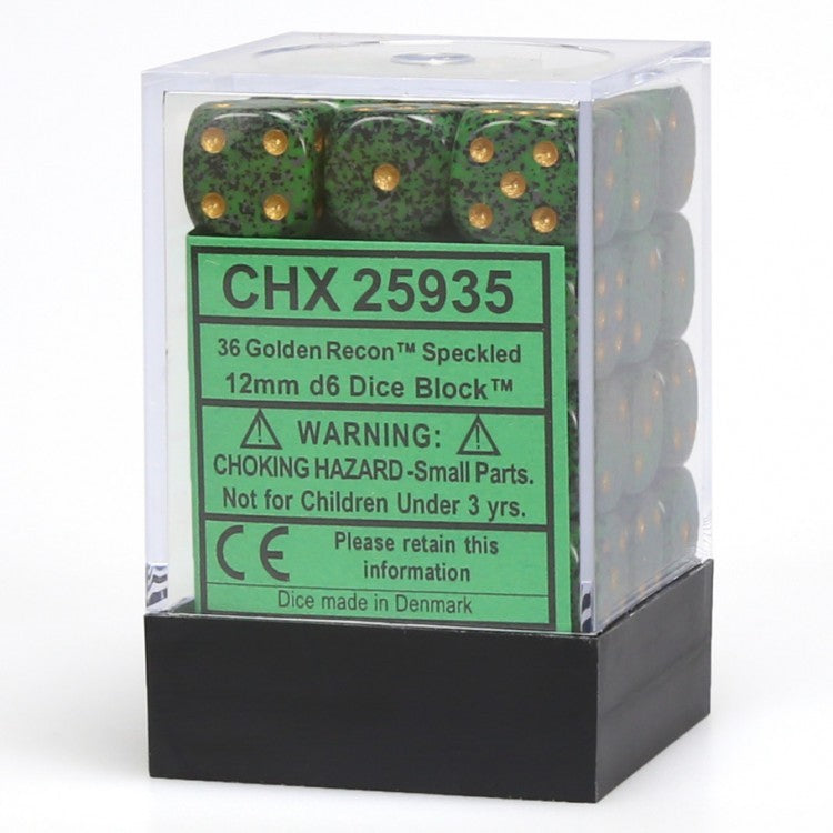 CHX 25935 Speckled 12mm d6 Golden Recon Block (36)-1