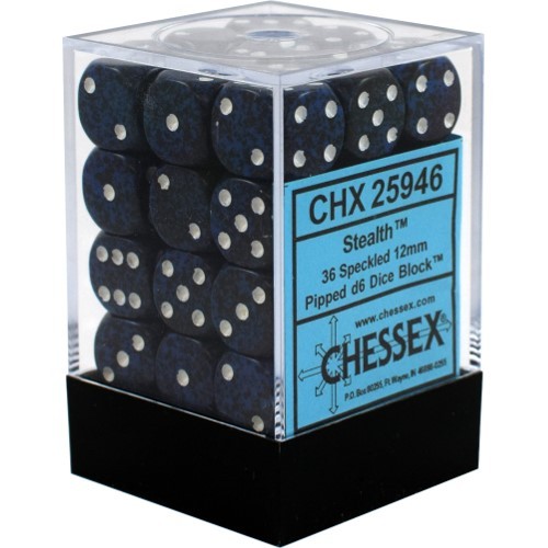 CHX 25946 Speckled 12mm d6 Stealth Block (36)-1