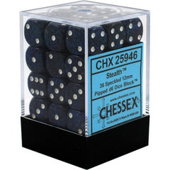 CHX 25946 Speckled 12mm d6 Stealth Block (36)-1