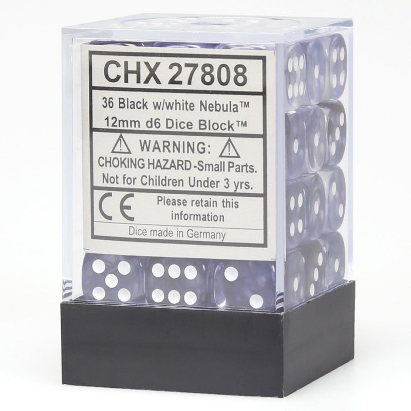 CHX 27808 Nebula 12mm d6 Black/White Block (36)-1
