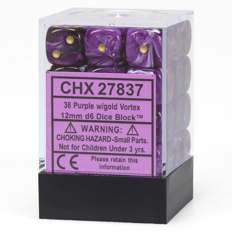 CHX 27837 Vortex 12mm d6 Purple/Gold Block (36)-1