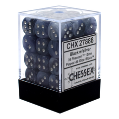 CHX 27888 Phantom 12mm d6 Black/Silver Block (36)-1