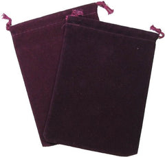CHX 2393 Suedecloth Bag (L) - Burgundy-1