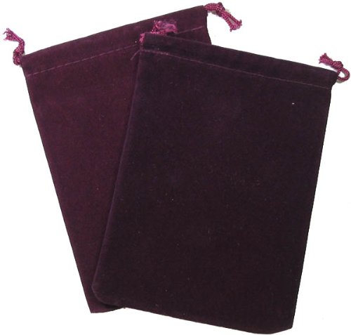 CHX 2393 Suedecloth Bag (L) - Burgundy-1