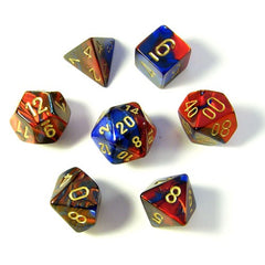 CHX 26429 Gemini Blue-Red/Gold 7-Die Set-1