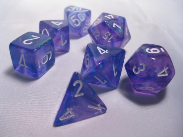 CHX 27407 Borealis Purple/white 7-Die Set-1