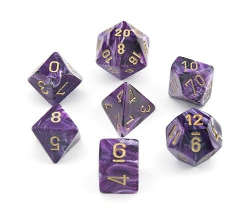 CHX 27437 Vortex Purple/gold 7-Die Set-1