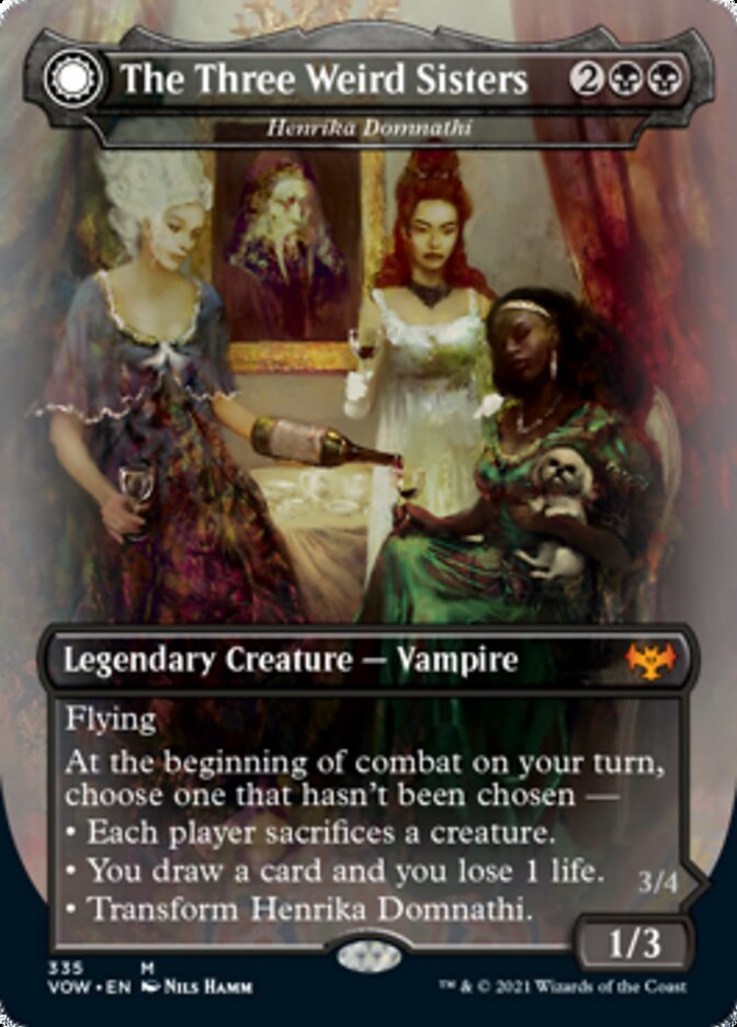 Henrika Domnathi // Henrika, Infernal Seer - The Three Weird Sisters // Fiends of Darkest Night [Innistrad: Crimson Vow]-1