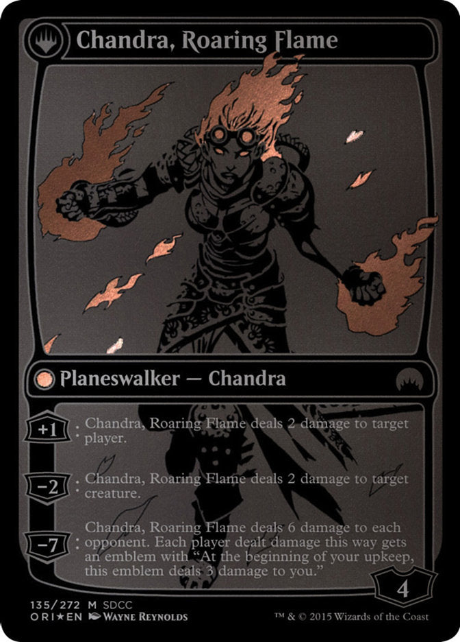 Chandra, Fire of Kaladesh // Chandra, Roaring Flame [San Diego Comic-Con 2015]-2