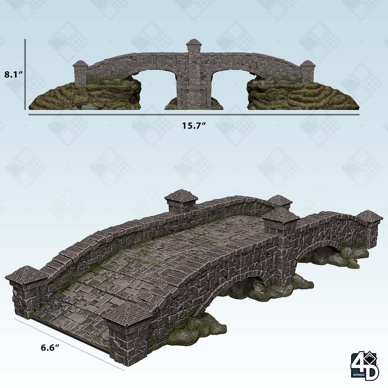 WizKids 4D Settings Stone Bridge-1