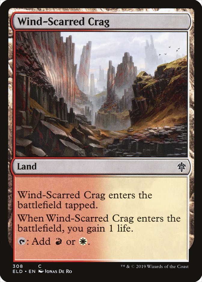 Wind-Scarred Crag [Throne of Eldraine]-1