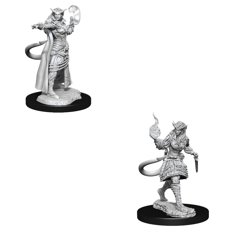 D&D Nolzurs Marvelous Unpainted Miniatures Tiefling Sorcerer Female-1