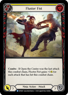 Fluster Fist (Yellow) [U-WTR087] (Welcome to Rathe Unlimited)  Unlimited Rainbow Foil-1