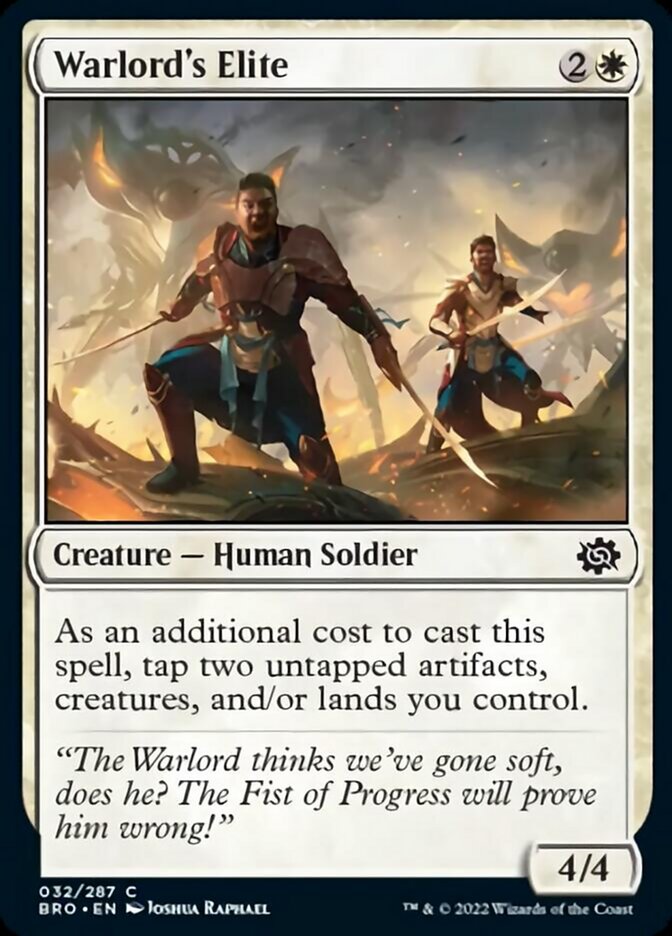 Warlord's Elite [The Brothers' War]-1