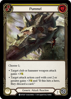 Pummel (Yellow) [U-WTR207] (Welcome to Rathe Unlimited)  Unlimited Rainbow Foil-1