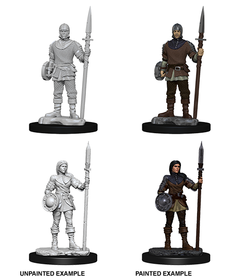 WizKids Deep Cuts Unpainted Miniatures Guards