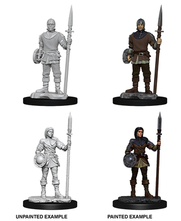 WizKids Deep Cuts Unpainted Miniatures Guards
