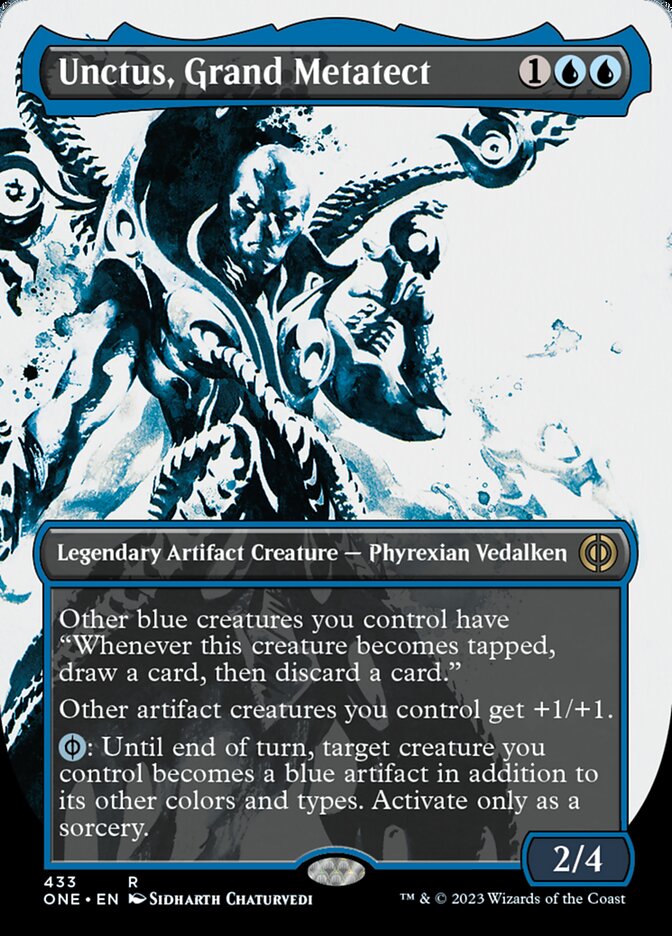 Unctus, Grand Metatect (Borderless Ichor Step-and-Compleat Foil) [Phyrexia: All Will Be One]-1