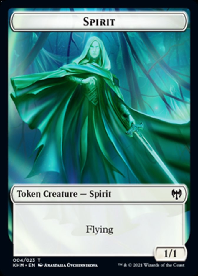 Spirit Token [Kaldheim Tokens]-1
