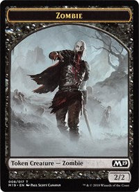 Zombie // Goblin Double-Sided Token (Game Night) [Core Set 2019 Tokens]-1