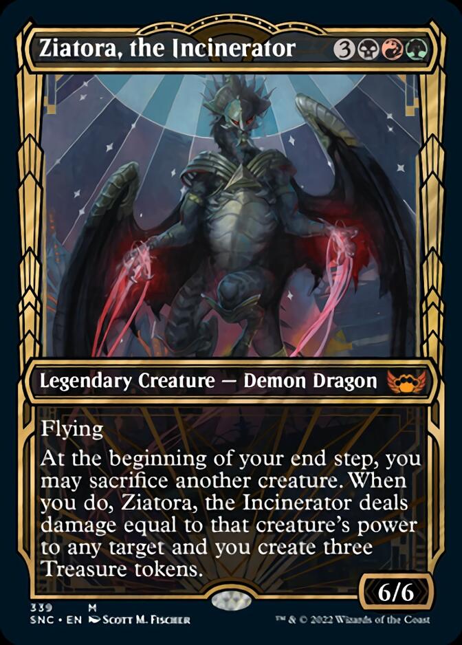 Ziatora, the Incinerator (Showcase Golden Age) [Streets of New Capenna]-1