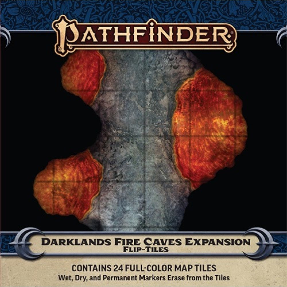 Pathfinder Accessories Flip Tiles Darklands Fire Caves-1