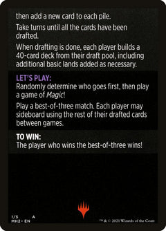 Winchester Draft (Magic Minigame) [Modern Horizons 2 Minigame]-2