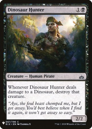 Dinosaur Hunter [Mystery Booster]-1
